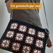 Borsetta granny pochette uncinetto cotone tracolla catena handmade borsa donna