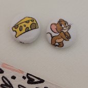 Orecchini bottone Tom&Jerry