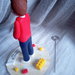 Cake Topper statuina sopratorta personalizzata cresima Comunionebimbo 