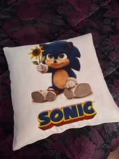 Cuscino Sonic personalizzabile
