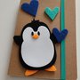 Quaderno appunti con pinguino 🐧❤️