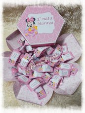  100 Confetti personalizzati con scatola per nascita o battesimo