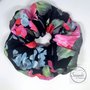 Scrunchie fermacapelli elastico floreale stoffa