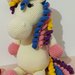 Unicorno arcobaleno amirugumi 