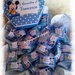 70 Confetti personalizzati con scatola per nascita o battesimo