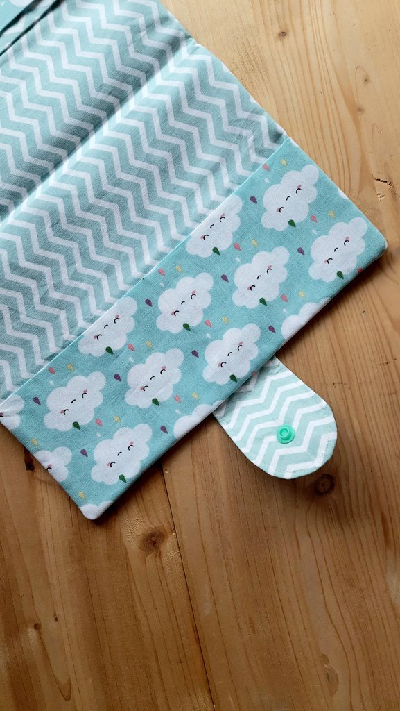 Porta Libretto Sanitario Bebè Oxrose – Modello Bosco A5 – Copertina Con Tasche E Alette Per Documenti - 6