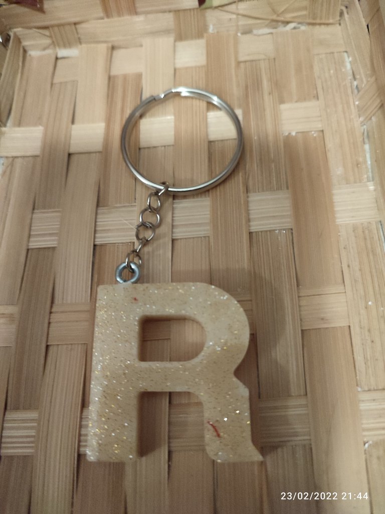 Portachiavi in resina -lettera alfabeto H - Donna - Accessori - di