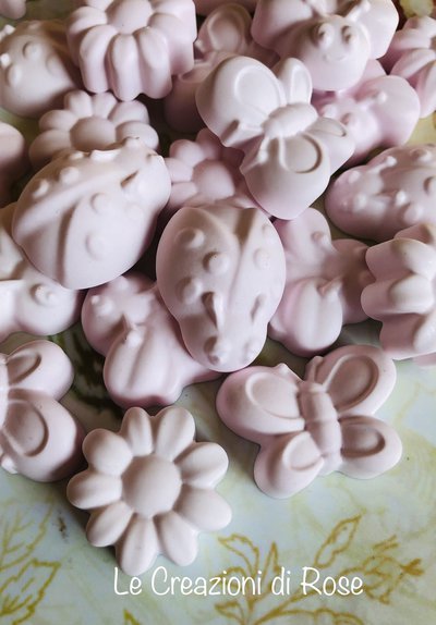 Gessetti profumati 40 pezzi Nascita Battesimo Bimba primavera rosa Gessetti profumati 40 pezzi Nascita Battesimo Bimba primavera rosa