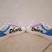 Scarpe sneackers bianche dipinte a mano personalizzate con lilo e stich ohana