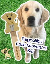 Segnalibro cane personalizzato, idea regalo personalizzato, gadget canile, raccolta fondi canile