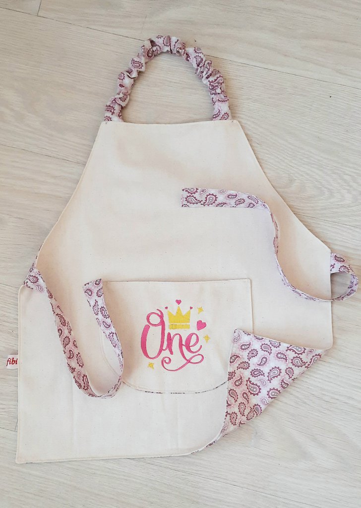 Grembiule rosso da cucina per bambini con gatto - Bambini - Per l'a... | su MissHobby