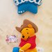 Fiocco nascita winnie the pooh cowboy 