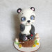 Cake Topper Panda , primo compleanno, battesimo, nascita bimbo, nascita bimba