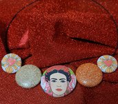 Collana con bottoni Frida