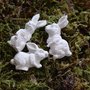 Mini coniglietti pasquali bianchi