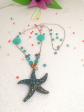 Collana lunga stella marina