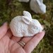 Conigli decorativi pasquali bianchi 3d