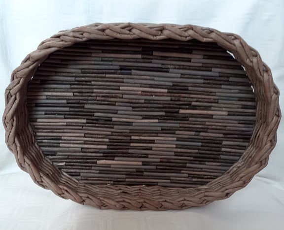 Vassoio Svuotatasche Nero Moderno - 21x11cm Per Ingresso, Tavolo E Organizzazione - Foto 2