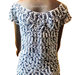 Maglia Animalier da donna all'uncinetto