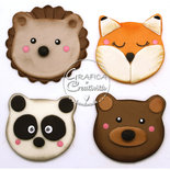 Animali del bosco (riccio/volpe/panda/orso) per bomboniere