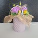 SPECIALE Pasqua ornamento rose di sapone giallo e viola
