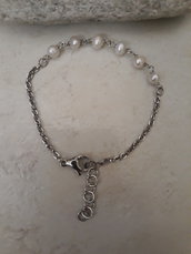 braccialetto con perle