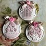 Gessetti profumati Shabby Chic Decorazioni da appendere Home decor Matrimonio Segnaposto 