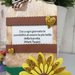 Targhetta legno miniatura Decorazioni home decor girasole 