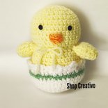 Pulcino amigurumi uncinetto Pasqua