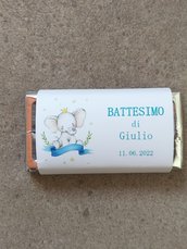 Cioccolatini personalizzati Battesimo 