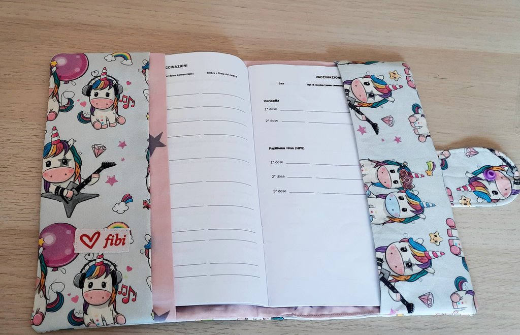 Custodia Per Libretto Sanitario Bambini - PVC Stampa Safari