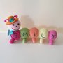 Bruchetti personalizzabili amigurumi pupazzi per bambini