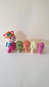 Bruchetti personalizzabili amigurumi pupazzi per bambini