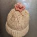Cappellino  uncinetto, cappellino neonato fatto a mano
