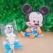 Spiedini mashmellow personalizzati Mickey mouse Topolino Baby 