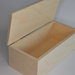 Scatola rettangolare in legno di faggio cm 23x10,5x8