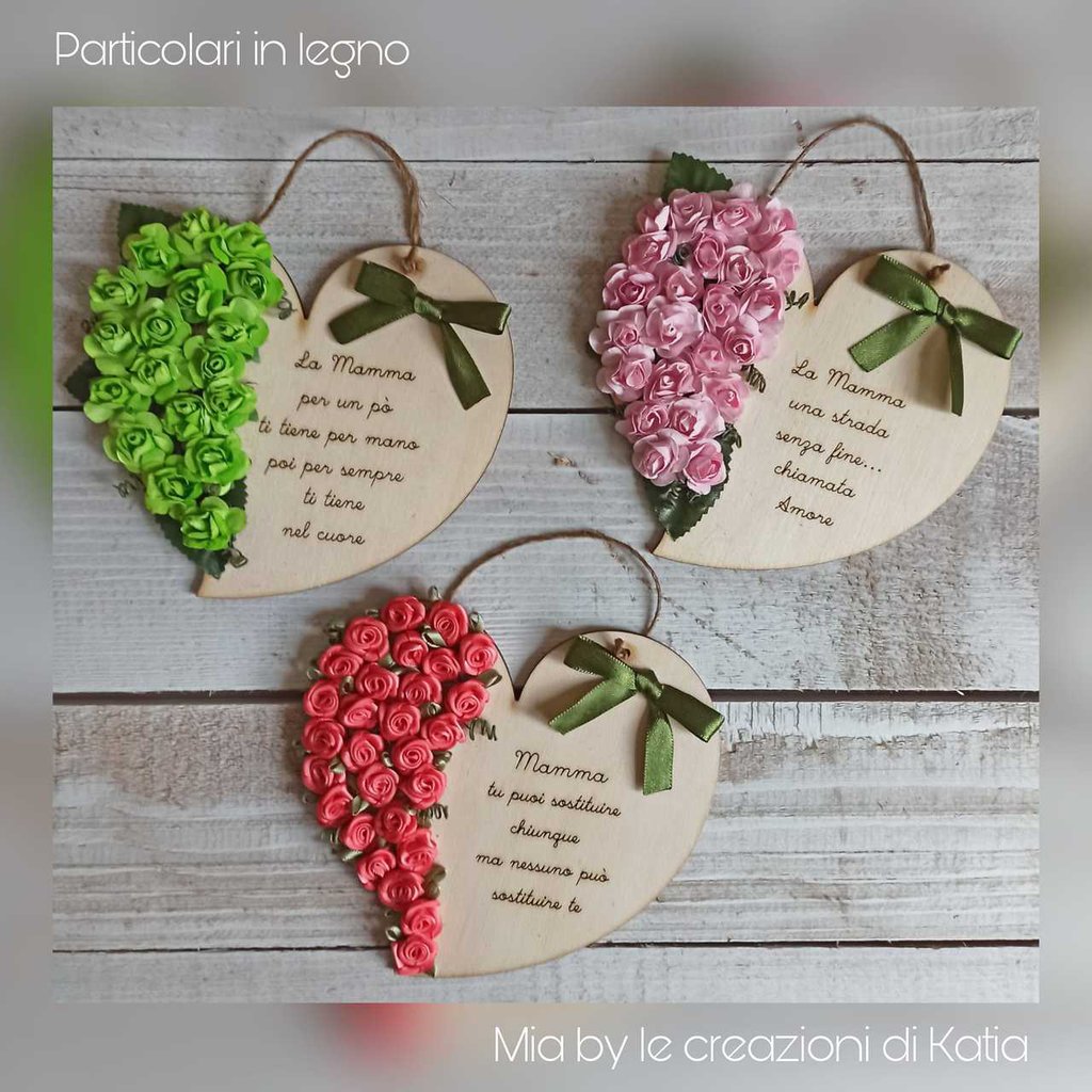 Cuori decorativi sparsi in legno - acquista Mr & Mrs online