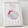 ♡ Cornice Quadro Nascita personalizzato idea regalo originale