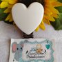 Inserto in silicone alimentare "Cuore ❤️" -Bianco-