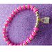 Braccialettino Fucsia con charms