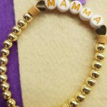 Bracciale Regalo Per Mamma – Acciaio Inossidabile Con Ciondolo, Argento, Confezione Regalo (18g, Catena L)