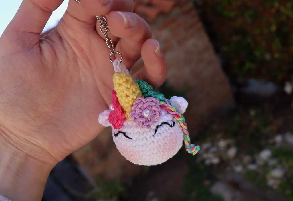 NICI Portachiavi Unicorno Diamond Dust 10 Cm – Peluche Glitterato Grigio E Rosa