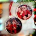 Pallina decoro Albero di Natale in plexiglass con foto