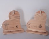 Portafoto in legno personalizzato battesimo,comunione,cresima