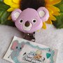 Clip in silicone alimentare "Koala"  -Lilla-