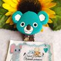 Clip in silicone alimentare "Koala" -Verde-