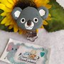 Clip in silicone alimentare "Koala" -Grigio scuro-