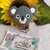 Clip in silicone alimentare "Koala" -Grigio scuro-