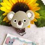 Clip in silicone alimentare "Koala" -Grigio chiaro-