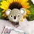 Clip in silicone alimentare "Koala" -Grigio chiaro-